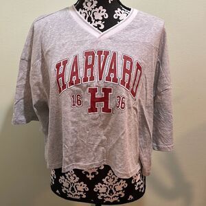 New Harvard women's 100% cotton gray t-shirt size medium